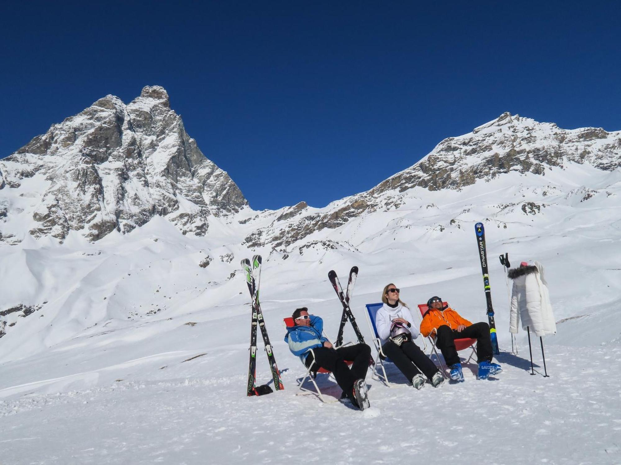 Contemporary Apartment In Breuil Cervinia Near Ski Area Exteriör bild